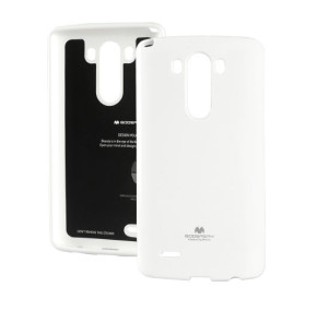 Силиконов гръб ТПУ MERCURY за LG G3 D855 бял